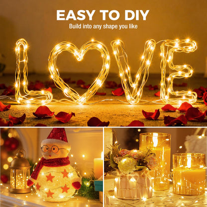 litogo 12 Pack Fairy Lights Battery Powered 3 Modes,2M 20LED Twinkle Lights 🍁 All In One Marketplace Canada