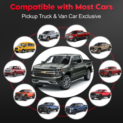 Zettum Truck Windshield Cover for Ice and Snow - 600D Large Windshield Snow Cover for Pickup Truck Heavy Duty, Winter Car Windshield Covers for Ford F150, Silverado, GMC Sierra, Ram, and More Trucks 🍁 All In One Marketplace Canada