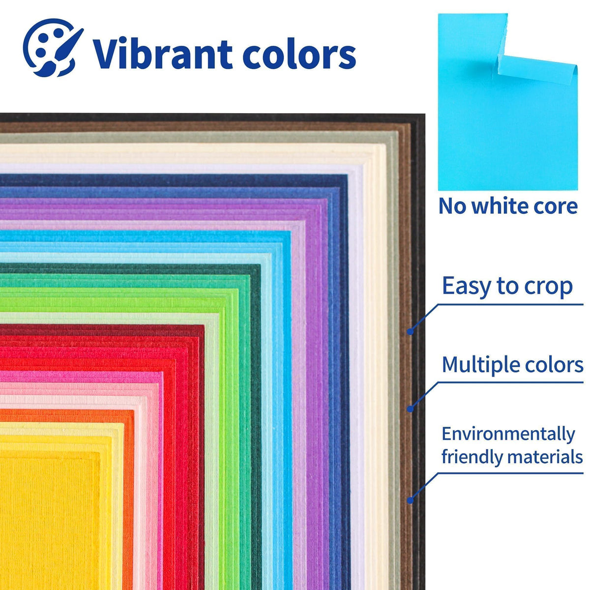 60 Sheets Textured Cardstock 85Ib 30 Colors Construction Paper 8.5"x11" 🍁 All In One Marketplace Canada