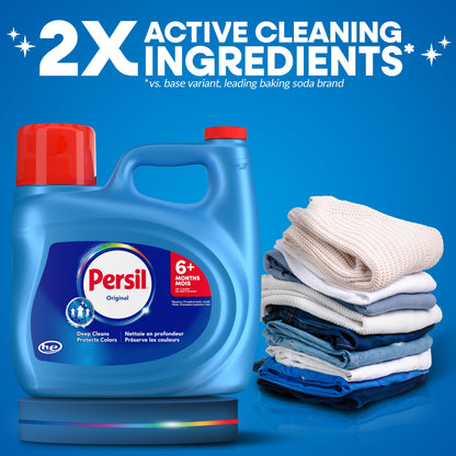Persil Original Liquid Laundry Detergent, 3.72L/96 Loads, Colour Protection - Available at All In One Marketplace Canada
