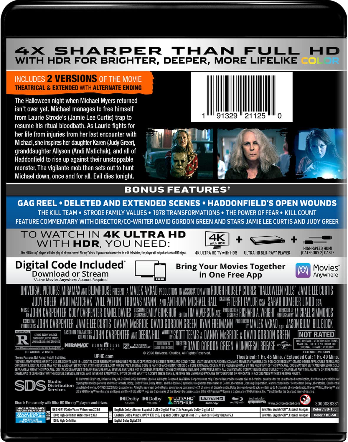 Halloween Kills (4K Ultra HD/Blu-ray/Numérique)