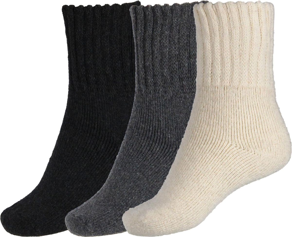 BenSorts Women Boots Socks Warm Thick Cozy Winter Crew Black Beige Gray 🍁 All In One Marketplace Canada