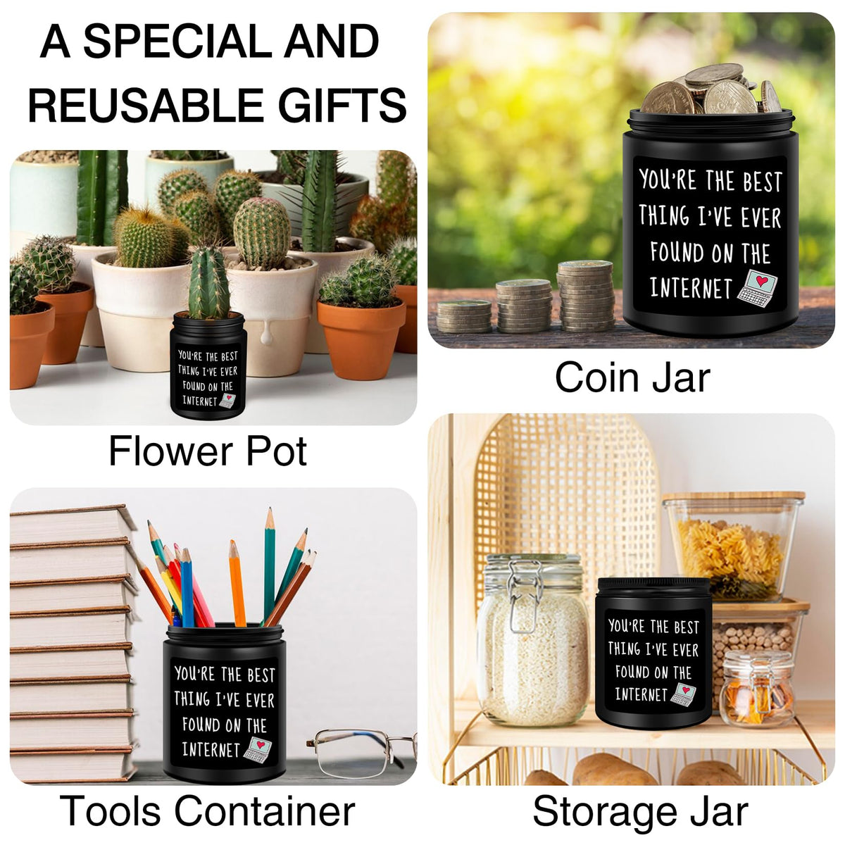 Homsolver Gifts for Men Him, Anniversary Romantic Gifts for Boyfriend Husband, Birthday Thanksgiving Christmas Valentines Day Presents for Boyfriend Best Friends Men, Scented Candles for Him 🍁 All In One Marketplace Canada