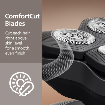 Philips Head Shaver Pro 5000, 360° Flexing Head, ComfortCut Blades