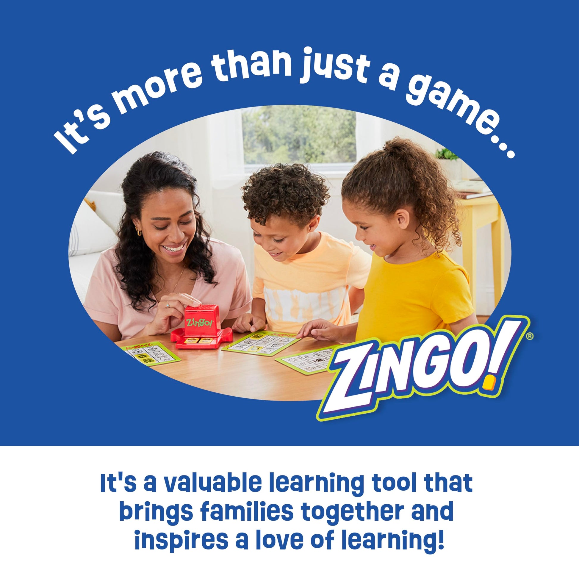 ThinkFun Zingo - Bingo with a Zing - Award-Winning Preschool Game - Encourages Language & Matching Skills Development - Fun Family Board Game for Boys and Girls Ages - 4 & Older - Available at All In One Marketplace Canada