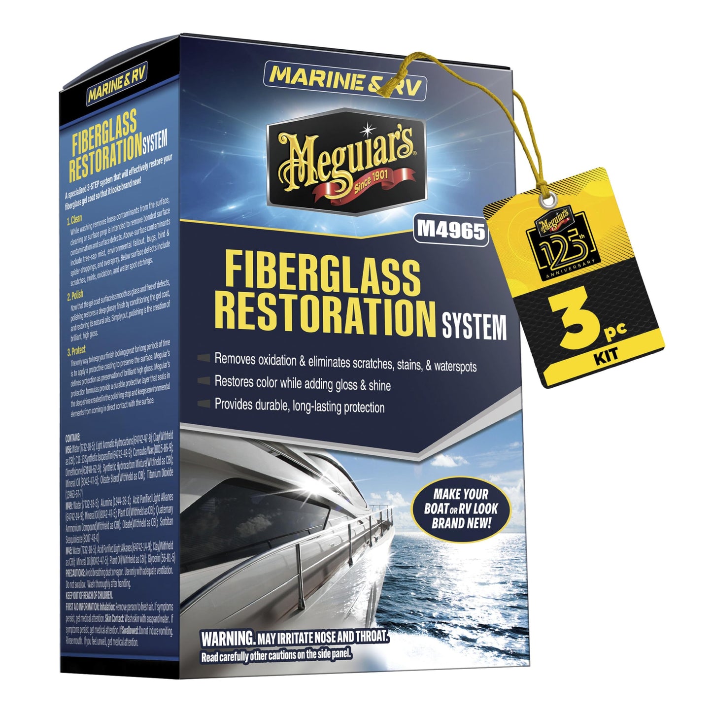 Meguiar's M-4965 MG Fiberglass Oxidation Removal Kit Meguiar's