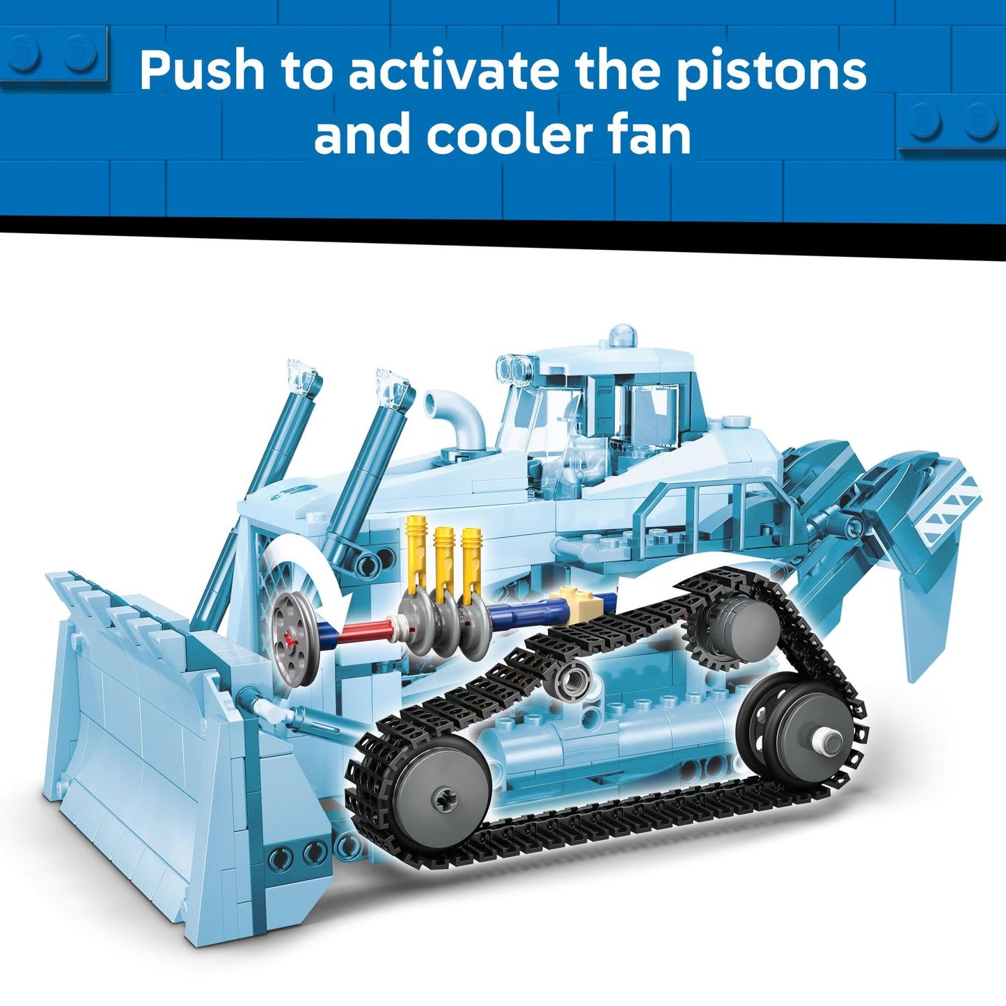 LEGO City Yellow Bulldozer Construction Site Building Toy for Kids, Ages 8+ - Pretend Play Set & Construction-Themed Building Blocks W/Toy Bulldozer Idea for Boys & Girls - 60466 LEGO