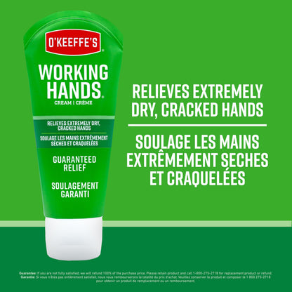 O'Keeffe's Working Hands Hand Cream for Extremely Dry, Cracked Skin (2pk)