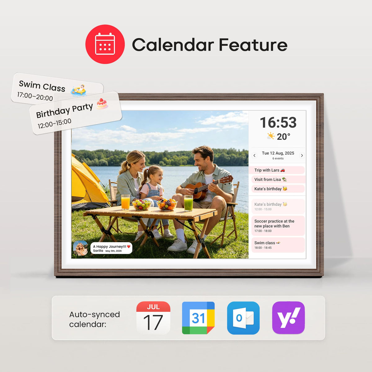 Frameo 10.1" Digital Picture Frame 32GB Storage WiFi Electronic Photo Frame 🍁 All In One Marketplace Canada