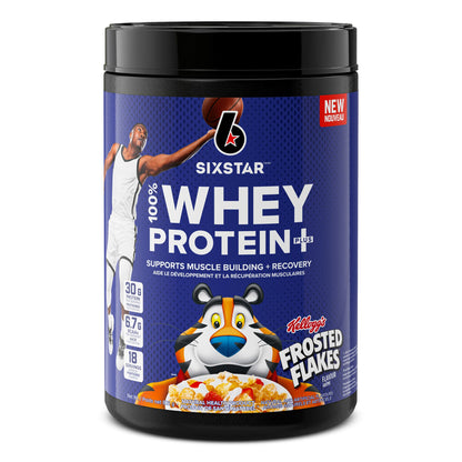 Six Star Whey Protein Powder Plus - Kellogg’s Frosted Flakes, 18 Servings Six Star