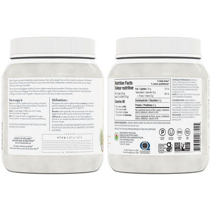 Viva Naturals Organic Virgin Coconut Oil, 54 fl oz (1.6 L) – Cold-Pressed, Unrefined & Non-GMO for Cooking, Hair & Skin