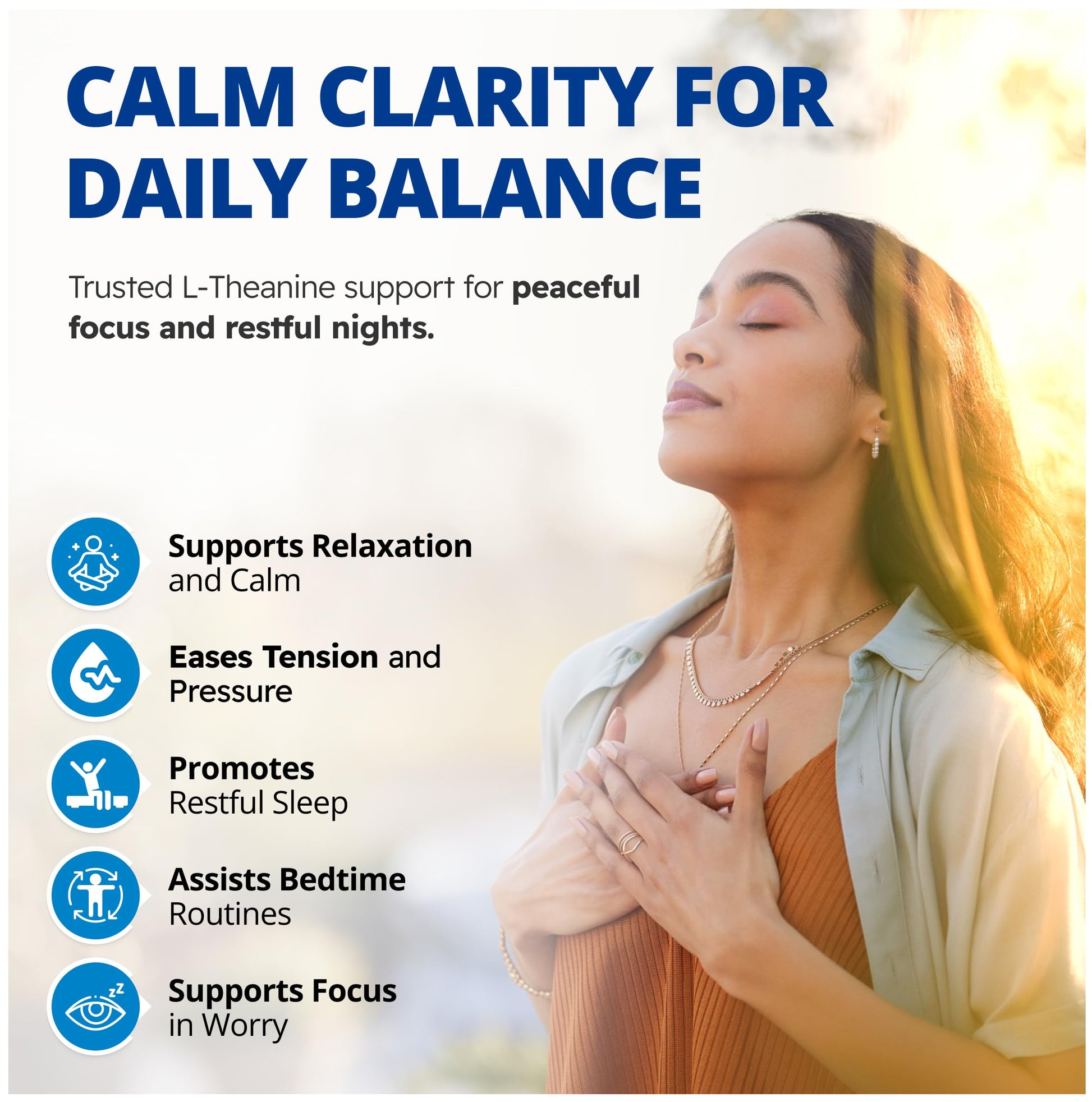 CanPrev L-Theanine with Magnesium, 90 Capsules 90-Day Supply - Promote Relaxation and Calmness - Without Drowsiness - Synergistic Blend for Well-being Management - Vegan, Non-GMO and Gluten-Free - Available at All In One Marketplace Canada
