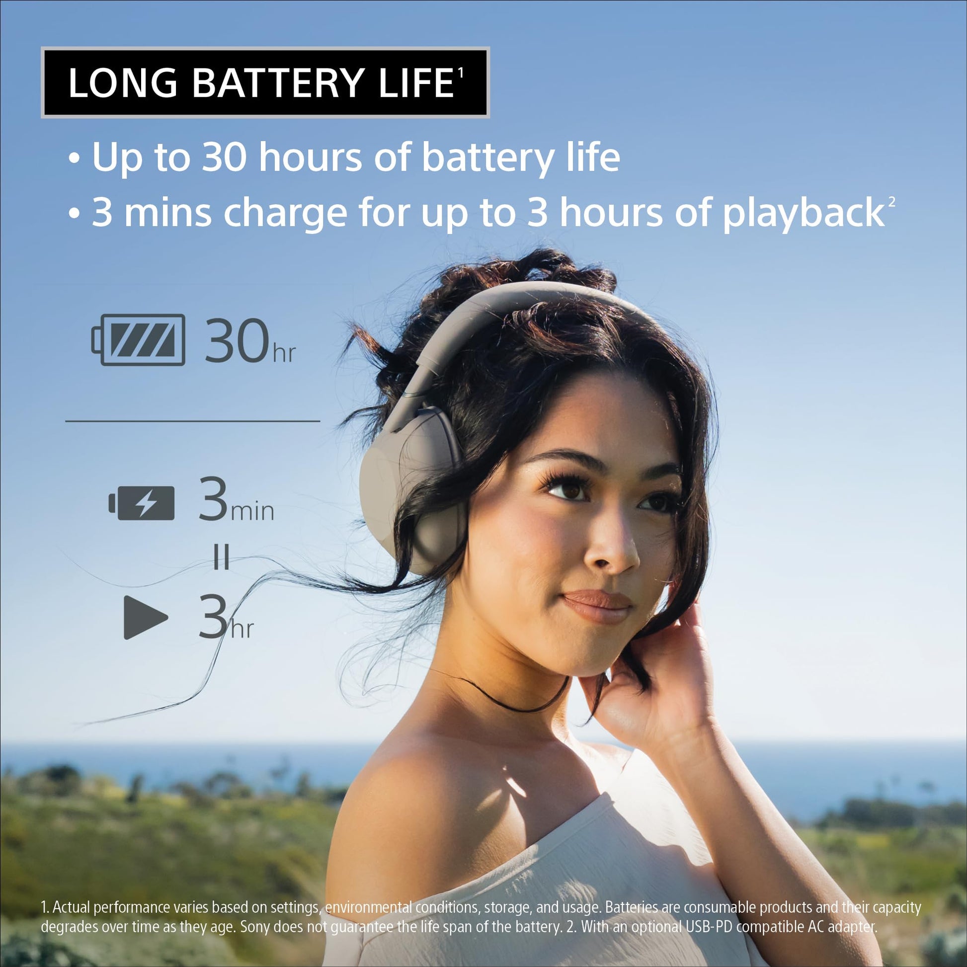 Sony WH-1000XM6 The Best Wireless Noise Canceling Headphones, HD NC Processor QN3, 12 Microphones, Adaptive NC Optimizer, Mastered by Engineers, Studio-Quality, 30-Hour Battery, Sand Pink Sony