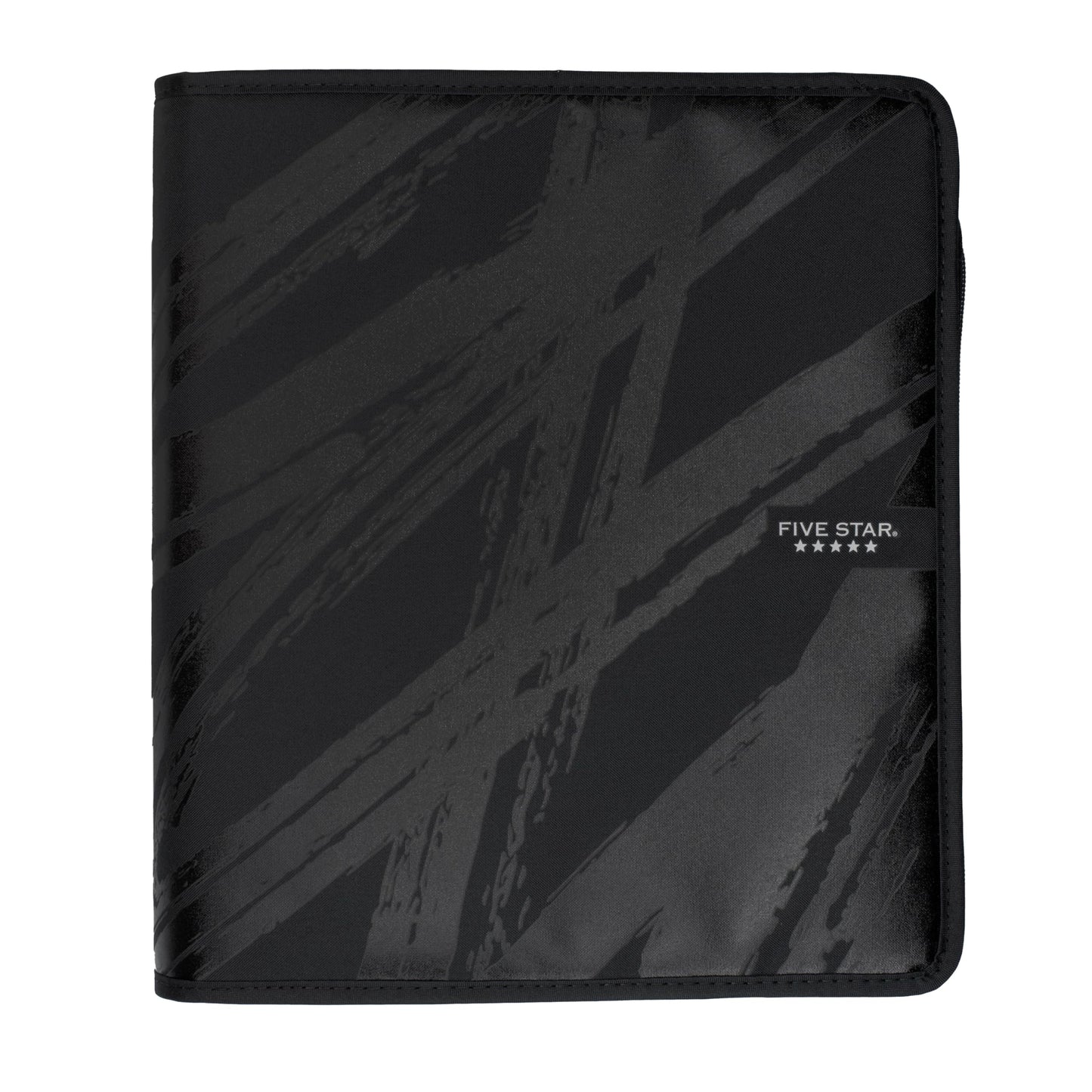 Five Star Zipper Binder, 2-Inch Capacity, Mesh Zippered Storage Pocket, 3-Pocket Expanding File, Assorted Graphics Covers, 1 Binder, Design May Vary (28174) Five Star