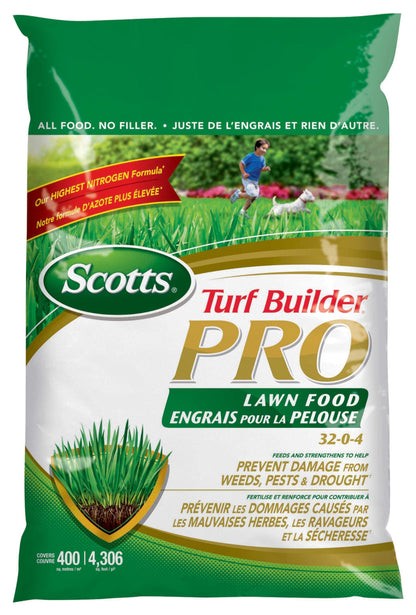 Scotts Turf Builder Pro Lawn Food 32-0-4 5.2kg (400m² Coverage), Lawn Fertilizer Scotts