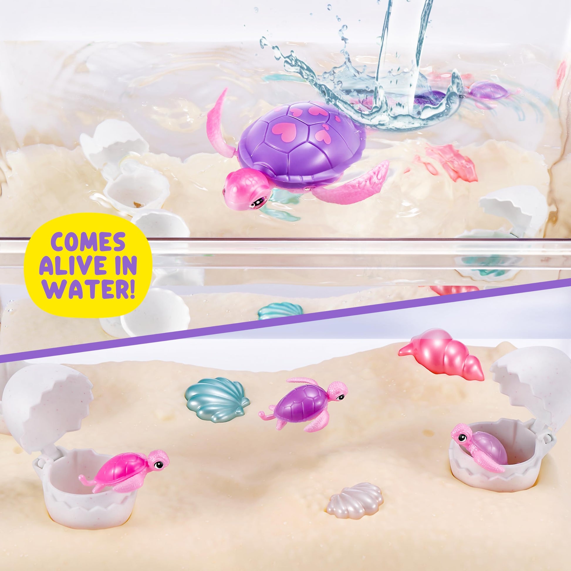Pets Alive Mama Turtle Surprise by ZURU, Robot Toy Pet Turtle Pets Alive