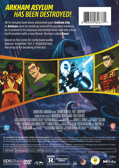 Batman: Knightfall Part 1: Knightfall (DVD)