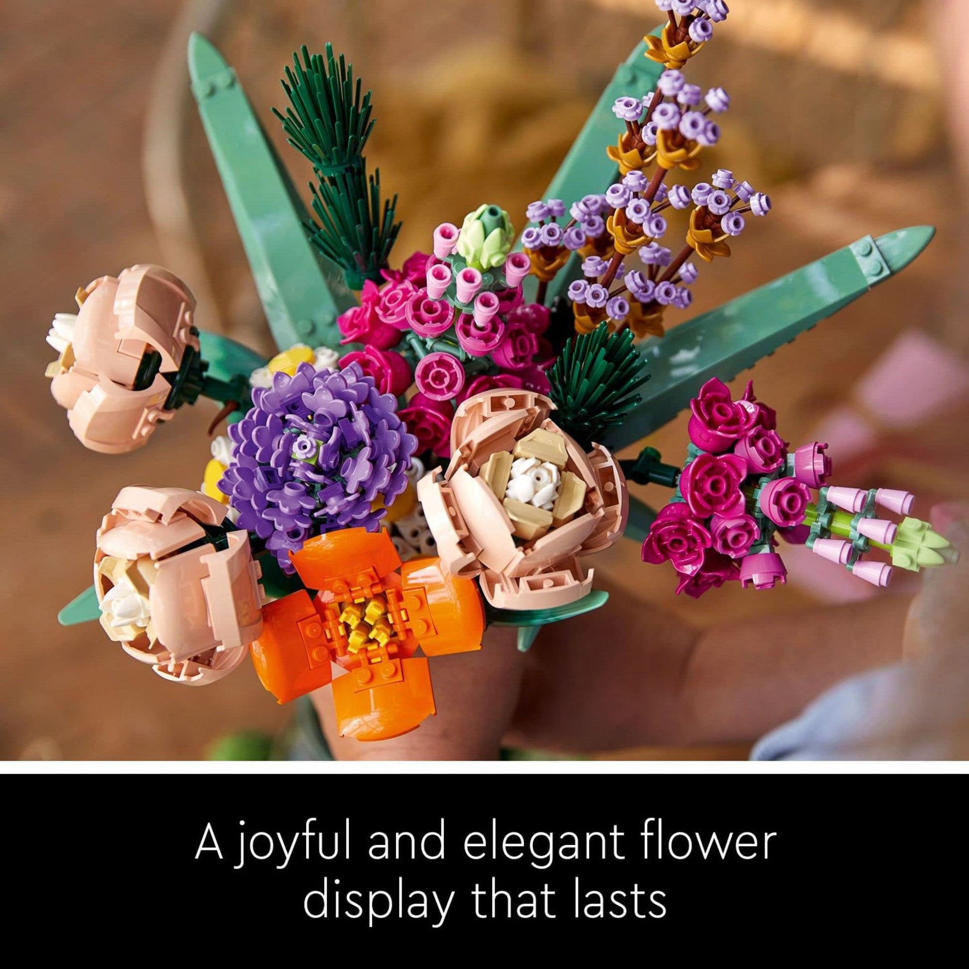 LEGO Icons Flower Bouquet Building Set - Artificial Flowers for Decoration for Home and Display, Ages 18+ - Small Fake Flowers for Table, Desk, Office - Gift for Birthdays - 10280 - Available at All In One Marketplace Canada