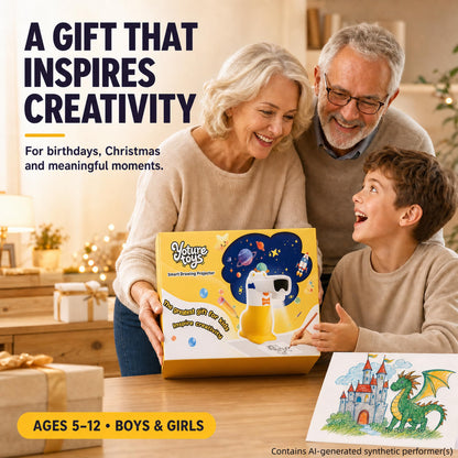 Yoturetoys AI Drawing Projector for Kids, Birthday Gift Toy, Ages 5-12 🍁 All In One Marketplace Canada