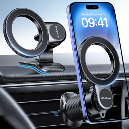 Miracase for MagSafe Car Mount【Won’t Block Vent &20 Strongest Magnets】 Magnetic Phone Holder for Car Phone Holder Mount Dash for Car Accessories for Women Men for iPhone 17 Pro Max Air 16 15 14 13 12 - Available at All In One Marketplace Canada