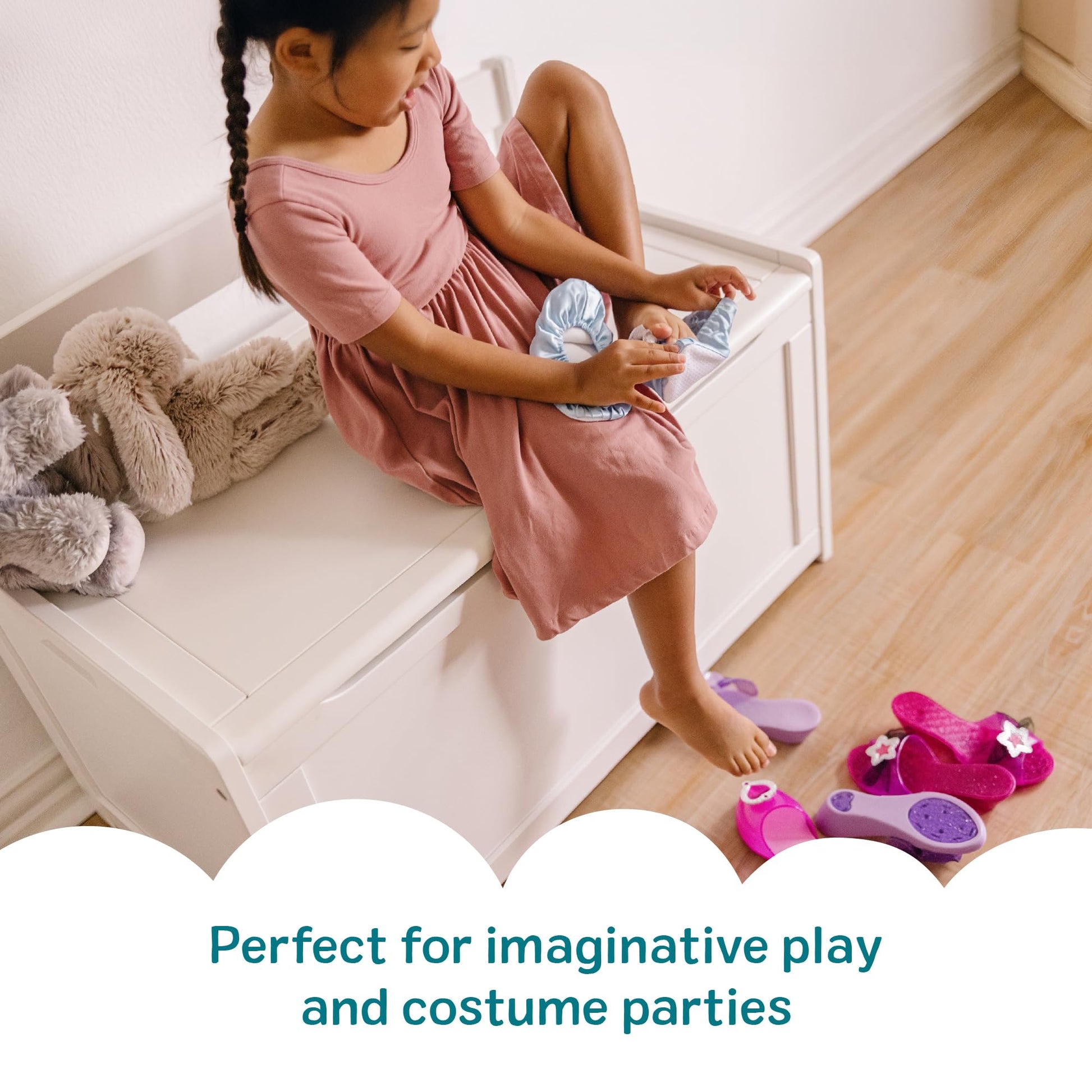 Melissa & Doug Step in Style 4-Pair Dress-Up Shoes Play Set Melissa & Doug