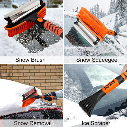 Tirol 42'' Snow Brush & Snow Shovel Kit for Car SUVs Truck Auto Extendable 🍁 All In One Marketplace Canada