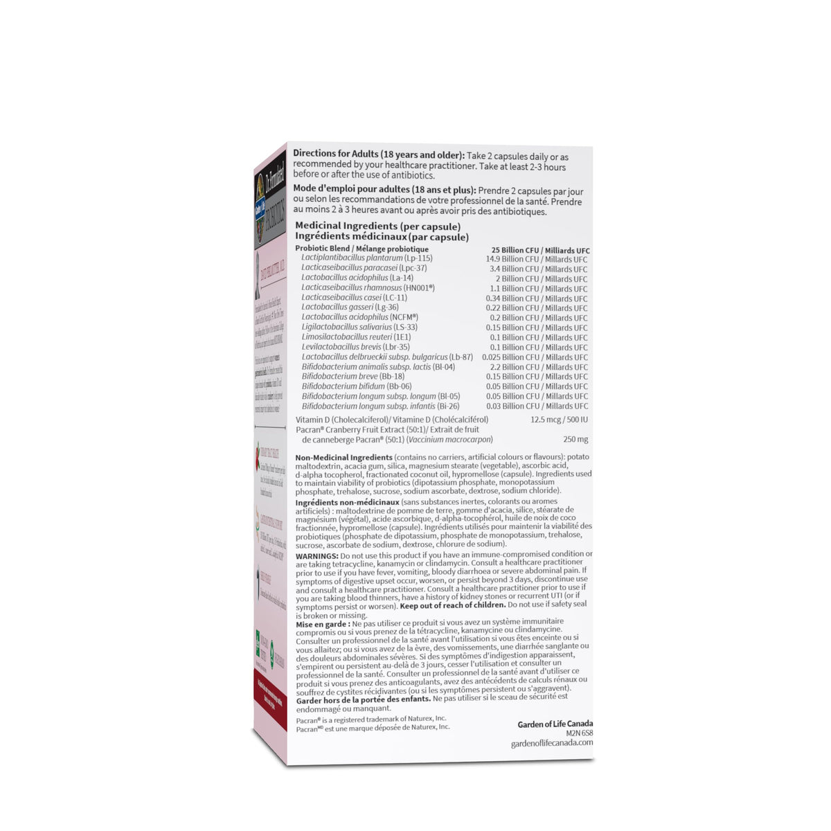 Garden of Life Dr. Formulated Probiotics Urinary Tract + Vcaps - Shelf Stable, 60 Count