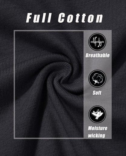 MAGCOMSEN Womens Long Sleeve Shirts Fall Clothes Basic Cotton Top Black L 🍁 All In One Marketplace Canada