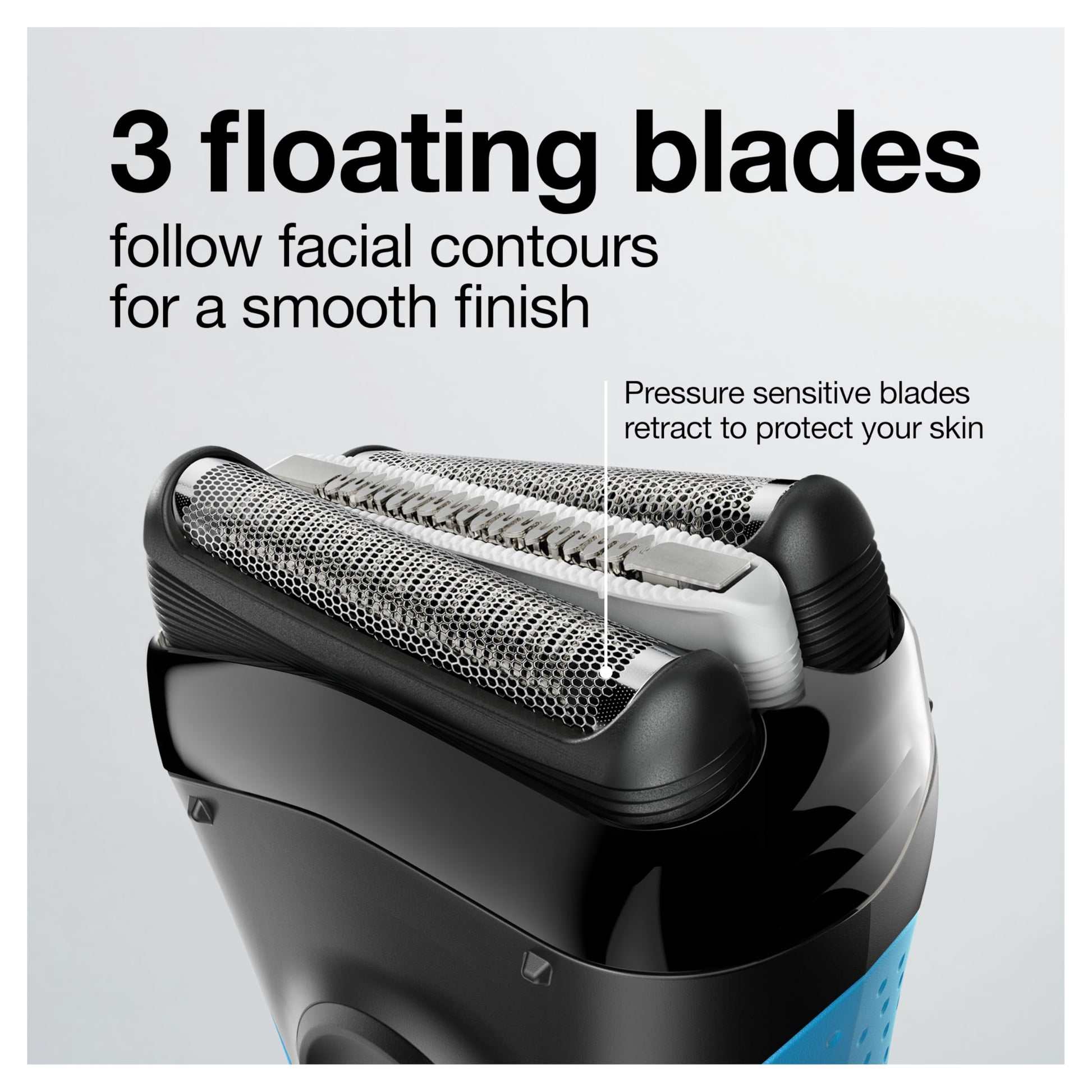 Braun Series 3 ProSkin 3040s Rechargeable Wet & Dry Men's Electric Shaver with Precision Trimmer - Available at All In One Marketplace Canada