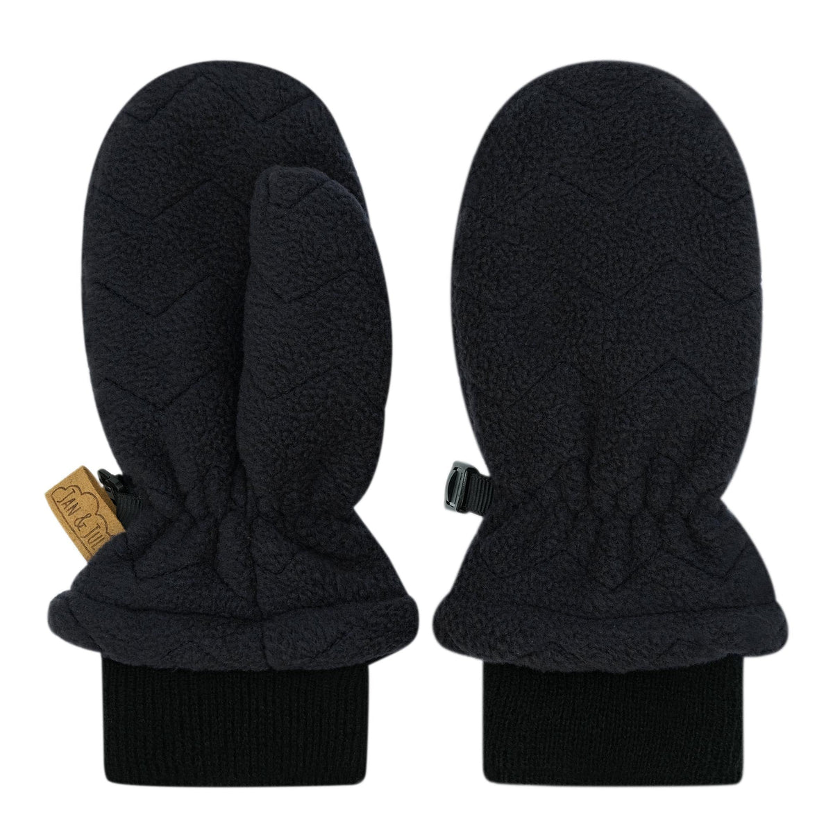 Jan & Jul Fleece Winter Mittens for Toddlers (Black, M) 🍁 All In One Marketplace Canada