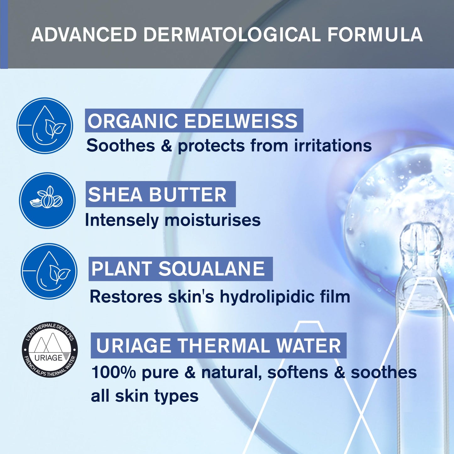 URIAGE Bébé - 1st Moisturizing Cream with Organic Edelweiss & Shea Butter | Hydrates & Prevents Dryness, Fast-Absorbing, Non-sticky, 97% Ingredients of Natural Origin - 500 ml Uriage