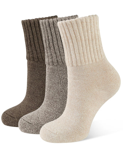 CLOSEMATE Women's Winter Boot Socks, Warm and Cozy, 3 Pairs 🍁 All In One Marketplace Canada