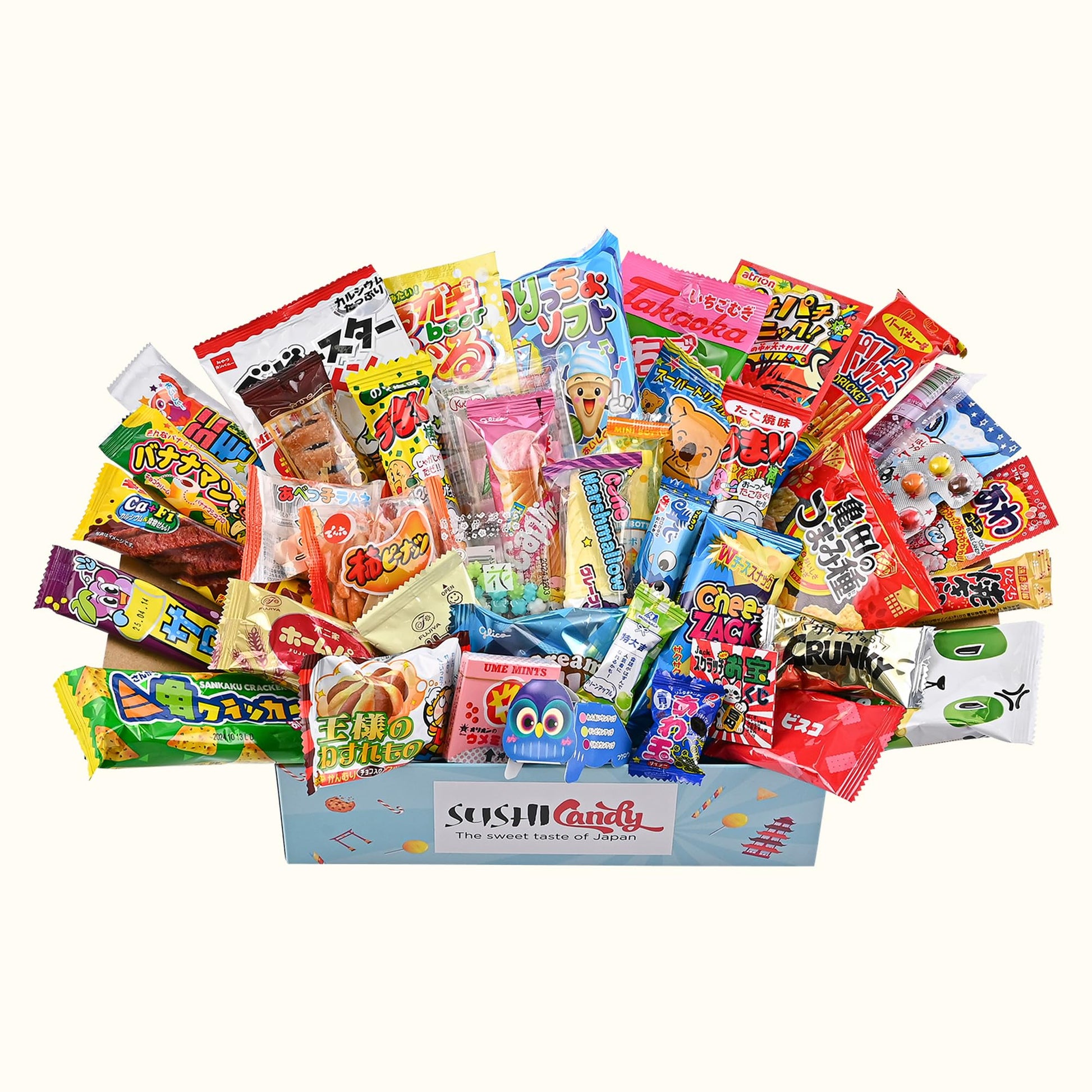 40-Piece Japanese Sweets & Snacks Collection with Chocolate and DIY Candy