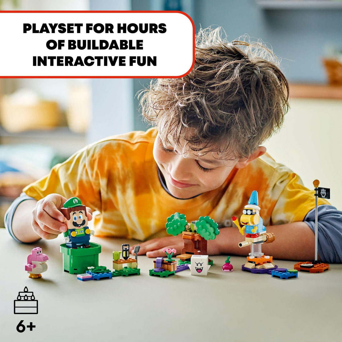 LEGO Super Mario LEGO Super Mario Adventures with Interactive Luigi Toy - Building Toys for Kids, Boys & Girls, Ages 6+ - Nintendo Birthday Gift Idea with 4 Figures - 71440