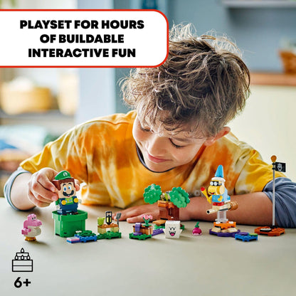 LEGO Super Mario LEGO Super Mario Adventures with Interactive Luigi Toy - Building Toys for Kids, Boys & Girls, Ages 6+ - Nintendo Birthday Gift Idea with 4 Figures - 71440