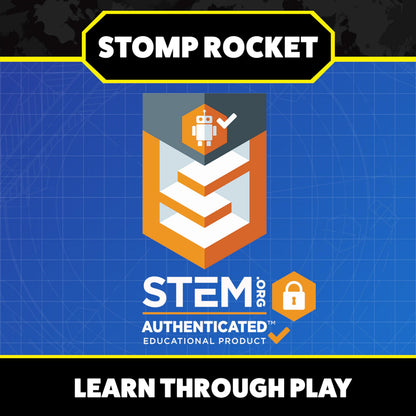The Original Stomp Rocket Dueling Rockets Launcher, 4 Rockets and Toy Rocket Launcher - Outdoor Rocket STEM Gift for Boys and Girls Ages 6 Years and Up - Great for Outdoor Play Stomp Rocket