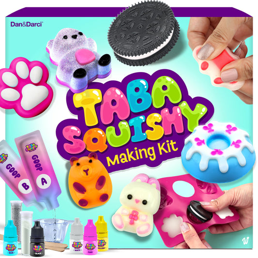 Taba Squishy Making Kit for Kids - Gifts for Girls - Kids Crafts - 6 7 8 9 10 11 12 Year Old Girl Birthday Gift - Squishies Craft Kits - Arts and Crafts for Kid for 8-12 - Toys for Girls Ages 5-7