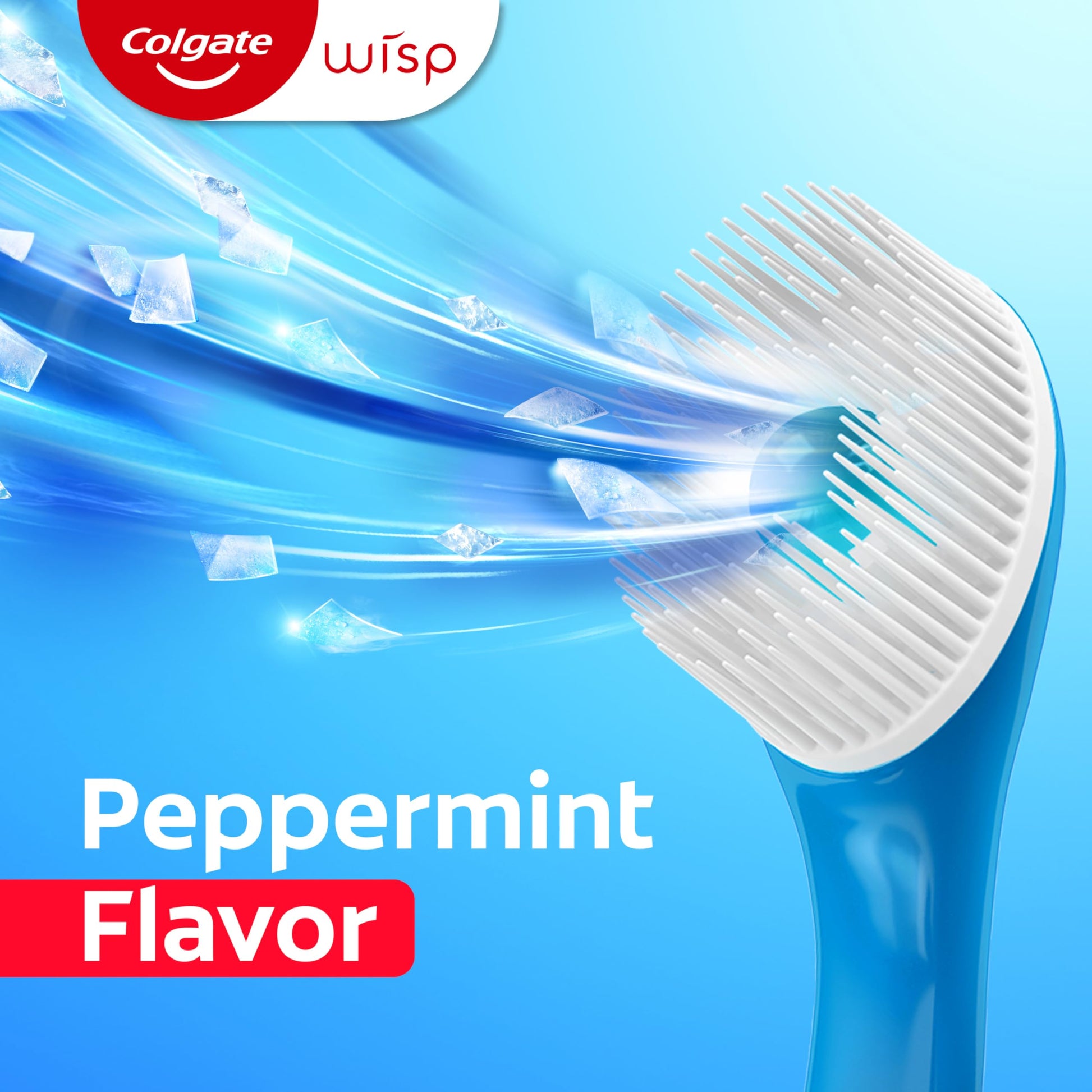 Colgate MaxFresh Wisp Disposable Toothbrushes, Mini Travel Toothbrushes with Soft Bristles for On-the-Go Single Use, Peppermint, 24 Count - Available at All In One Marketplace Canada
