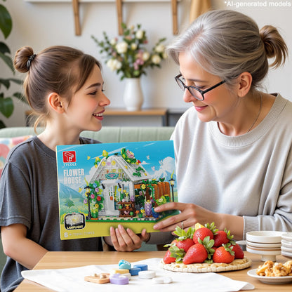 TYCOLE Flower House Building Set with LED Lights for Girls 8-12 (719Pcs) 🍁 All In One Marketplace Canada