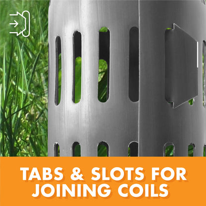 Dimex EasyFlex Plastic Tree Trunk Protectors, 6 Count, Grey (1131-6C) EasyFlex