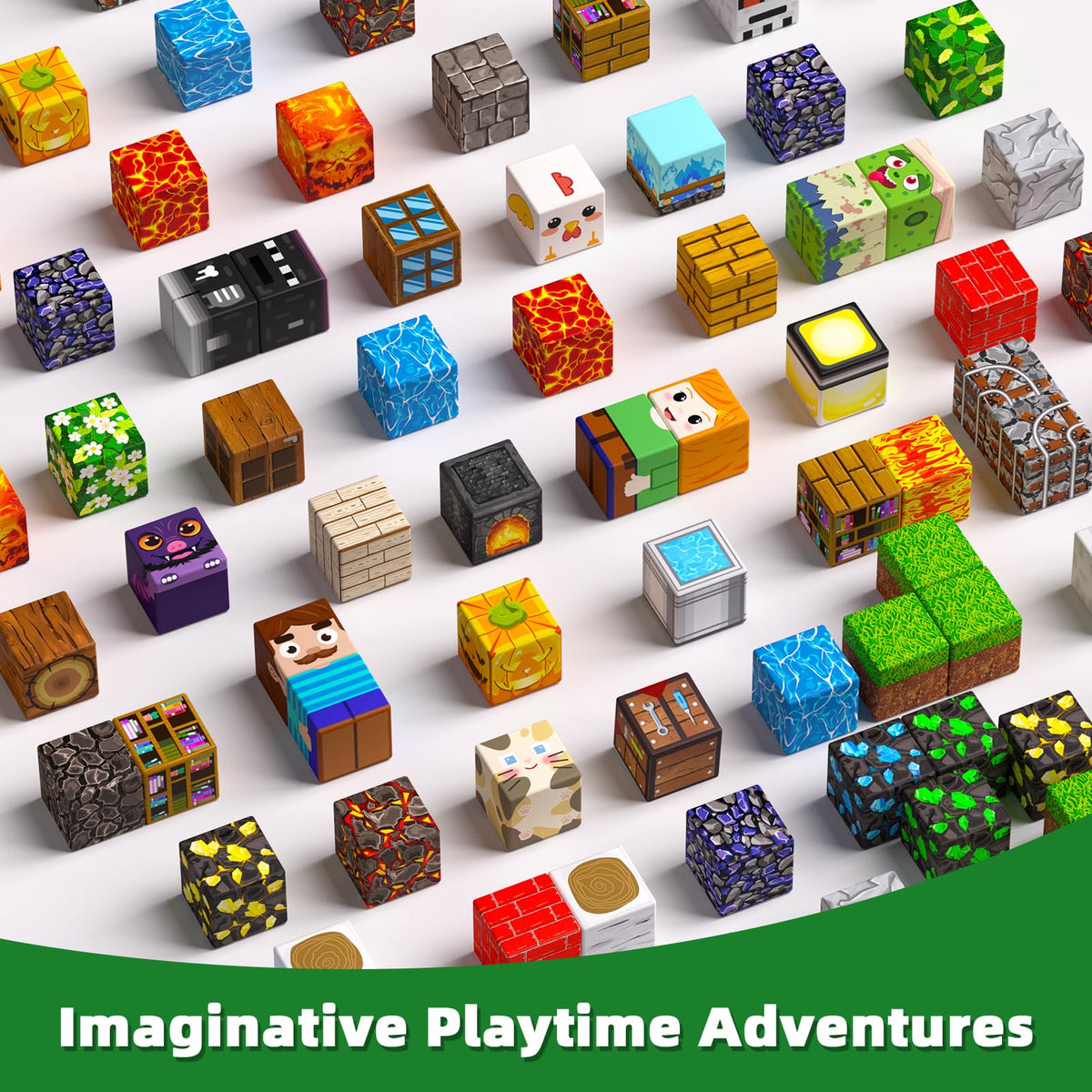 200PCS Magnetic Blocks, Toys Building Cubes Set Birthday Gifts for Kids 🍁 All In One Marketplace Canada