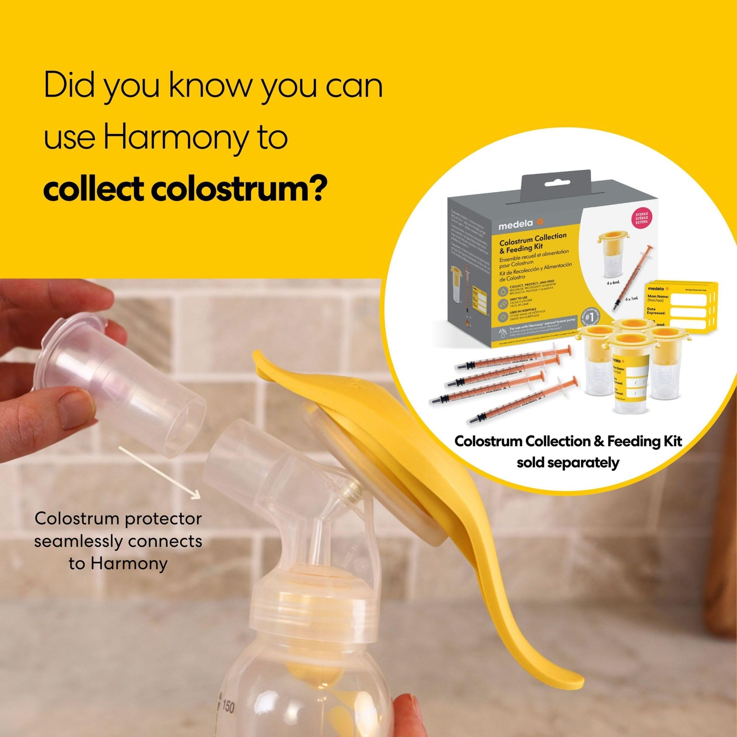Medela Manual breast pump with Flex Shields Harmony Single Hand for More Comfort and Expressing More Milk