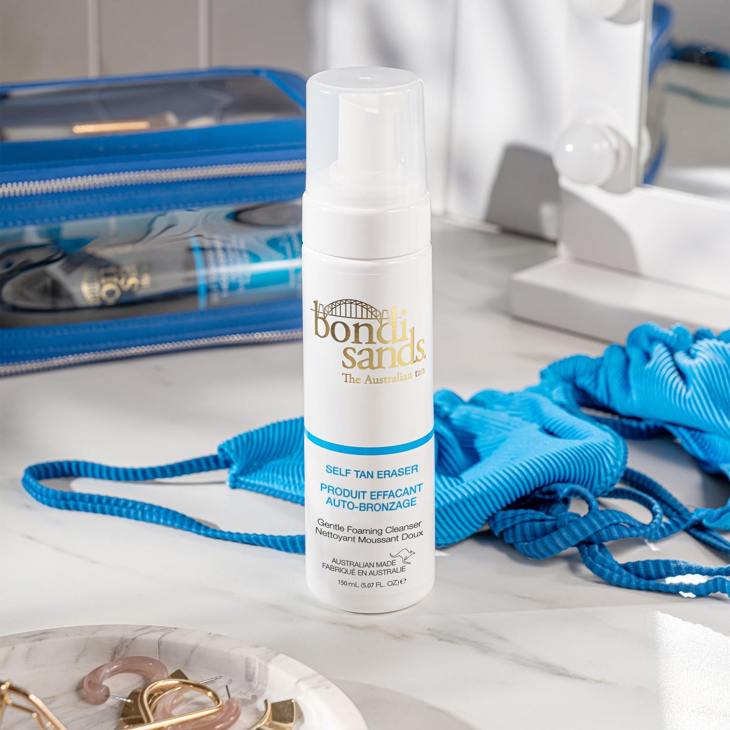 Bondi Sands Self Tan Eraser, Moisturizing, Cleansing, Gentle Formula Removes Self-Tanner and Preps Skin for Reapplication, Vegan + Cruelty-Free, 150mL