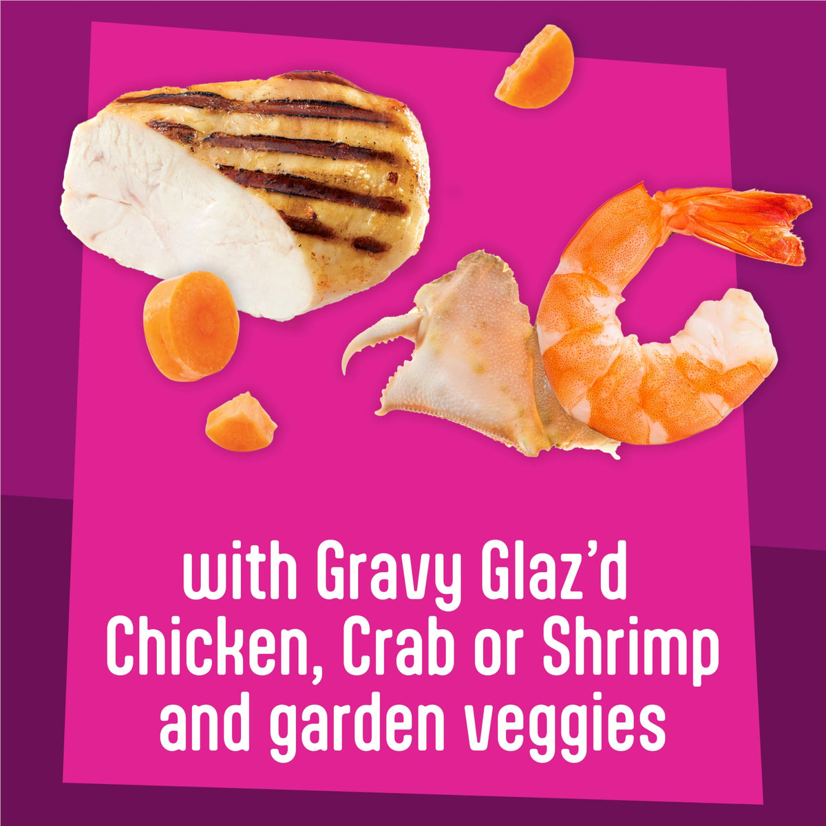 Friskies Glaz'd & Infuz'd Wet Cat Food, Variety Pack 156g (24 Pack)