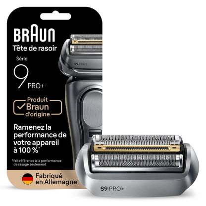 Braun Series 9 Replacement Head, Electric Razor Men, Original Replacement Head Series 9 96M, Silver - Available at All In One Marketplace Canada