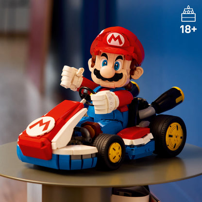 LEGO Super Mario: Mario Kart – Mario & Standard Kart 3D Puzzle for Adults - DIY Book Shelf & Room Decor for Men & Women, Ages 18+ - Arts & Crafts for Adult Gamers - Birthday Gift Idea - 72037 - Available at All In One Marketplace Canada