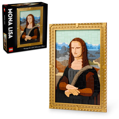 LEGO Art Mona Lisa Building Set - Leonardo da Vinci Wall Display, Ages 18+ - DIY Crafts for Men, Women - Great for Puzzle and Art Lovers - Birthday Gift Idea - Includes Detachable Frame - 31213 LEGO