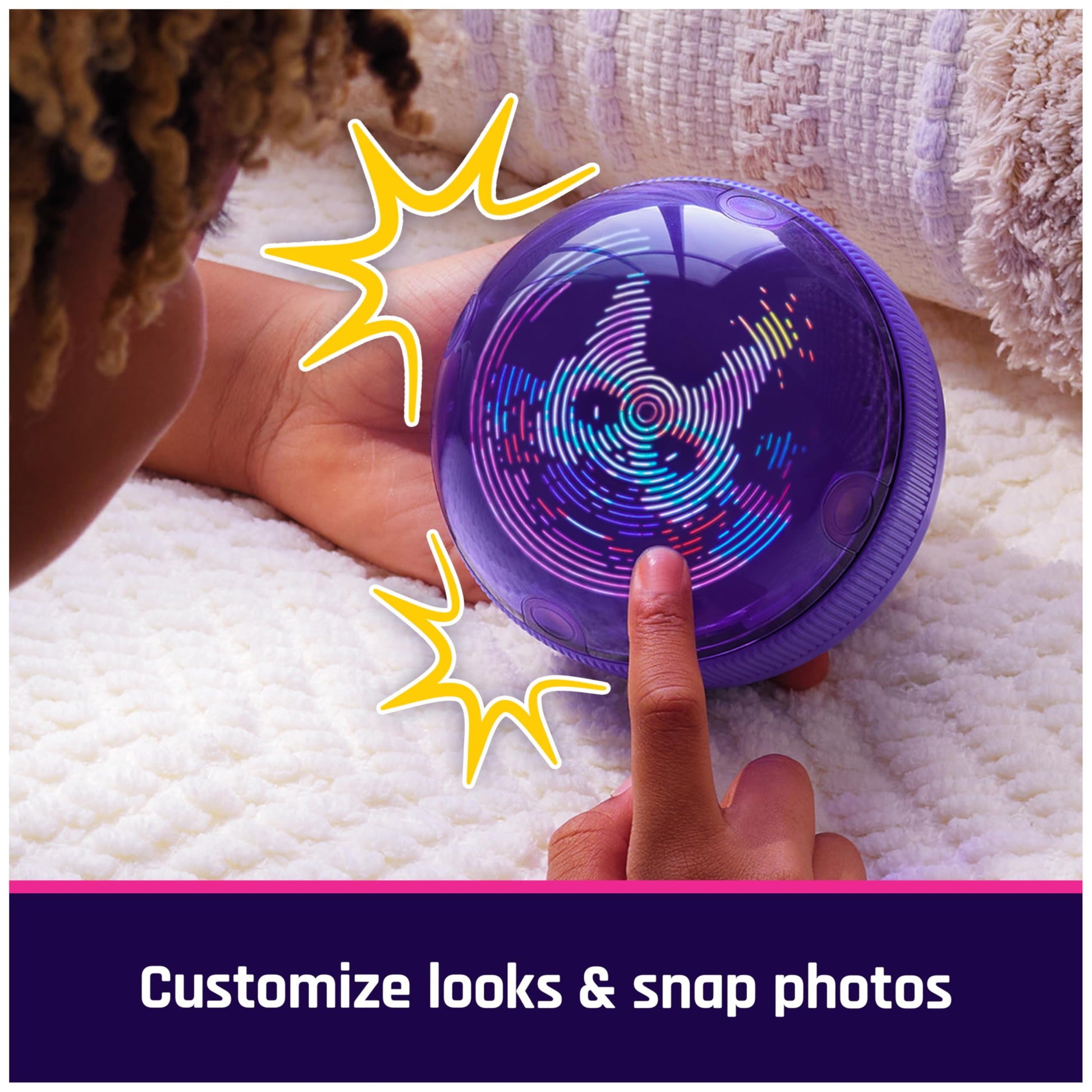 BITZEE, Hamster Ball Interactive Toy Hamster with Over 20 Hamsters Inside, Rolls & Reacts to Touch, Digital Pet Girls Toys & Boys Toys for Ages 5 and up Bitzee