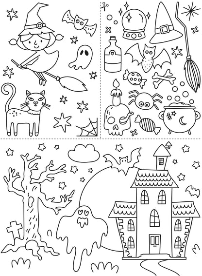 Dessiner sur les vitres - Halloween