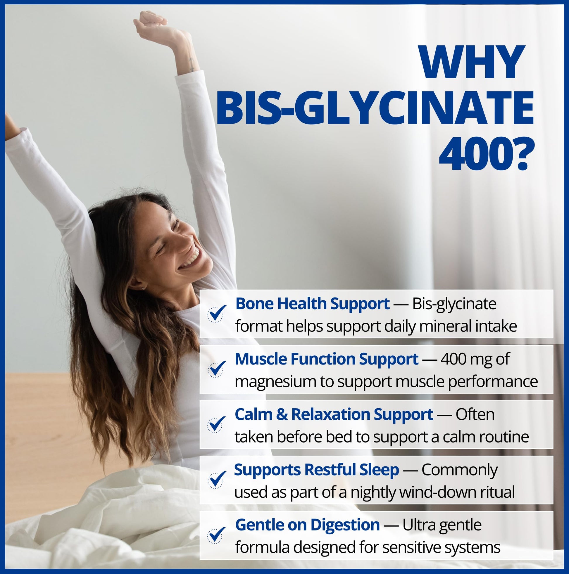 CanPrev Magnesium Bisglycinate Ultra Gentle 240g Powder 48-Servings - 400mg of Pure Elemental Magnesium Per Scoop - Chelated Complex - Muscle Health, Calm, Relaxation, Bone Health and Cramp Relief - Available at All In One Marketplace Canada